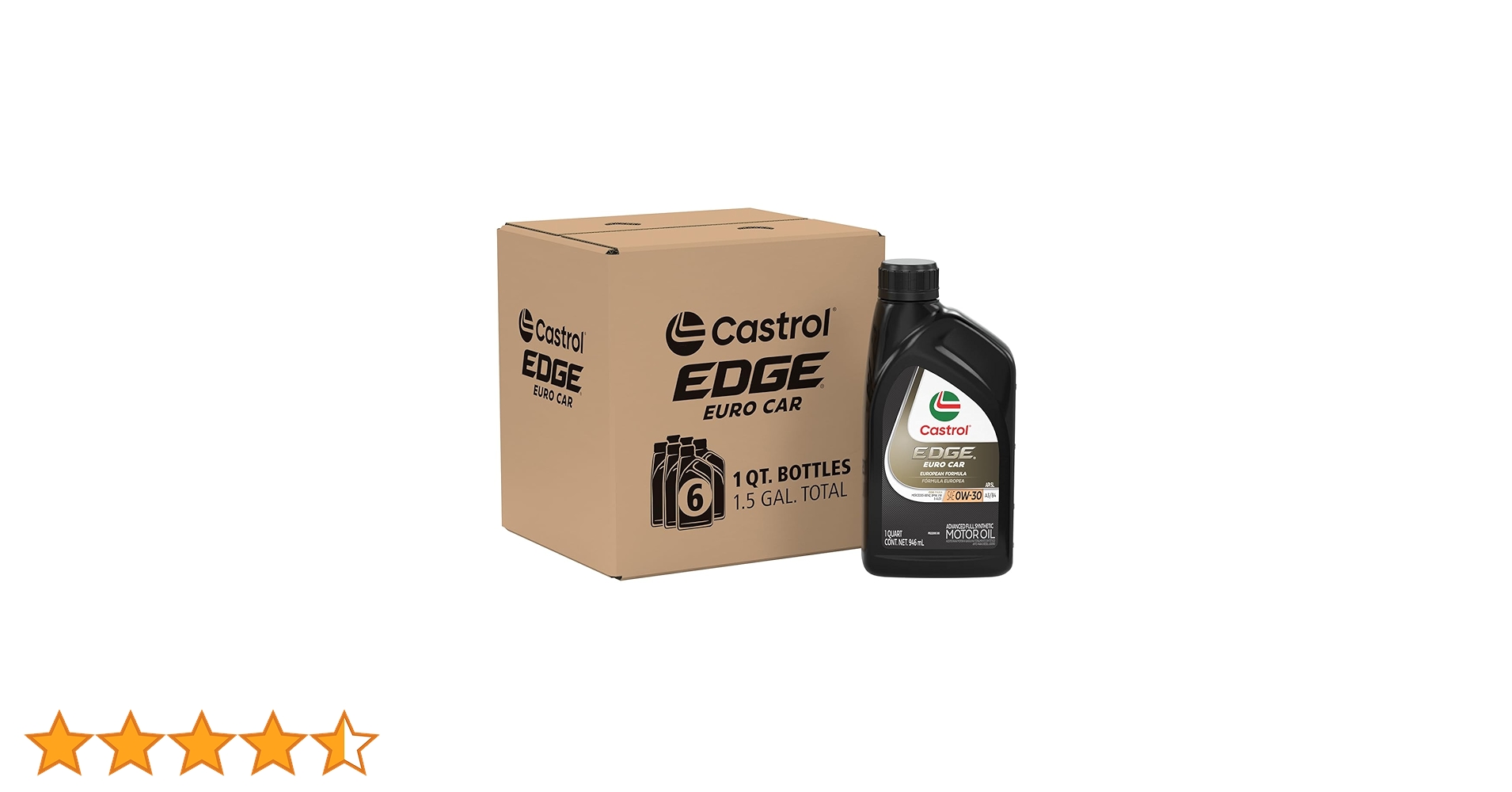 Amazon | Castrol EDGE Euro 0W-30 A3/B4 アドバンスド 完全合成